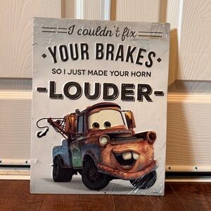 Mater Tow Truck Wall Art Decor